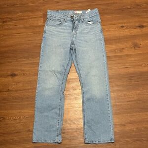 Wrangler Men's Light Blue Straight Jeans